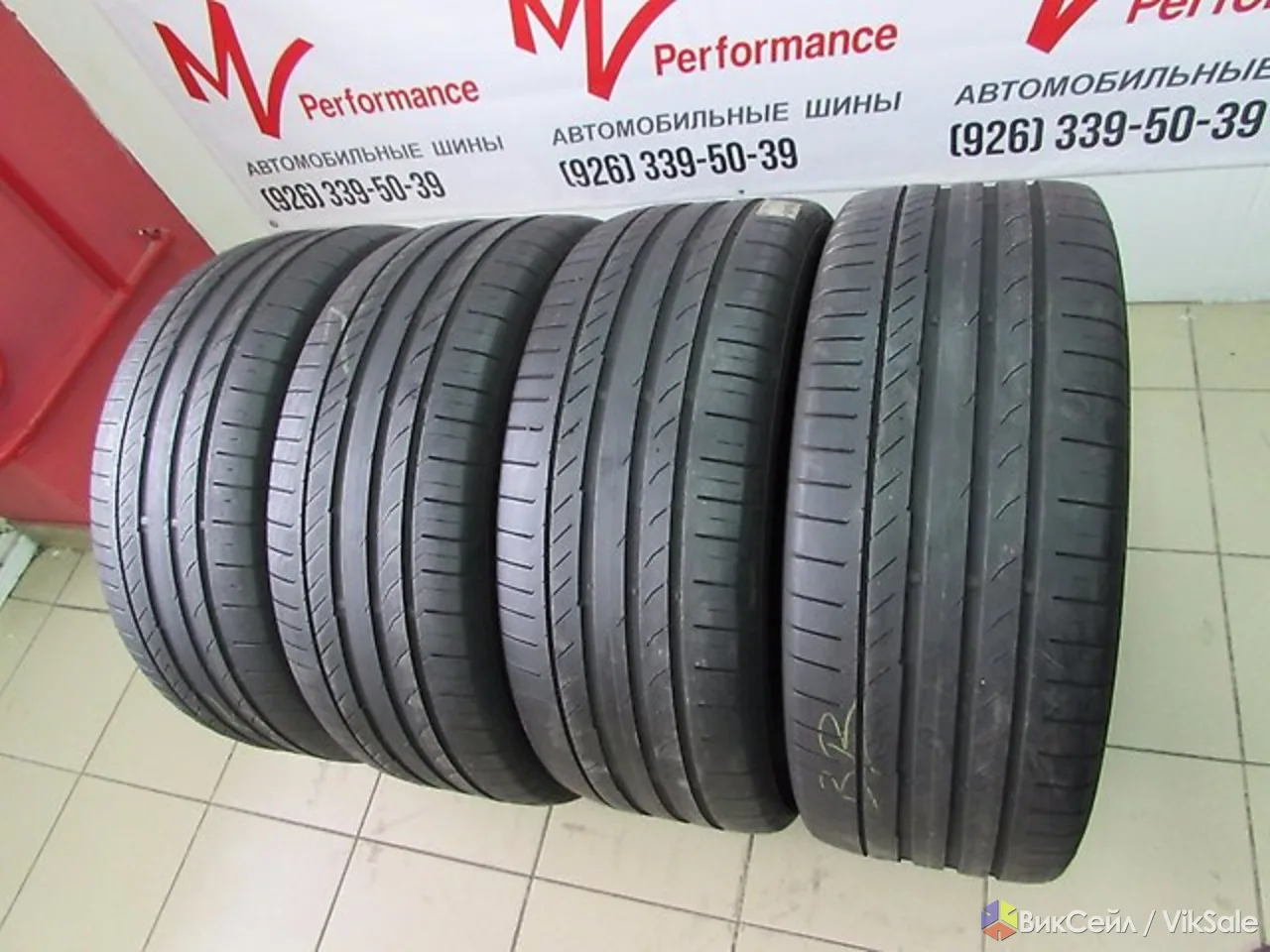 Продам комплект летних шин Continental Contisportcontact 255/45R19