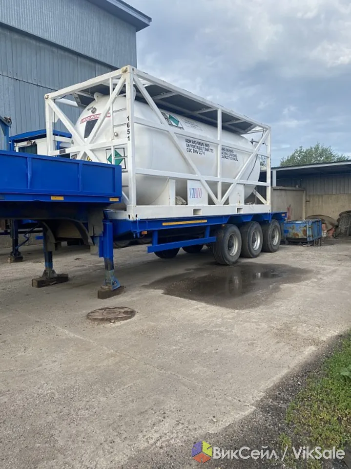 Криогенный танк-контейнер 16800 л / CroyPack 4200USC / Wessington (UK) / IMDG, ADR, DNV 2.7