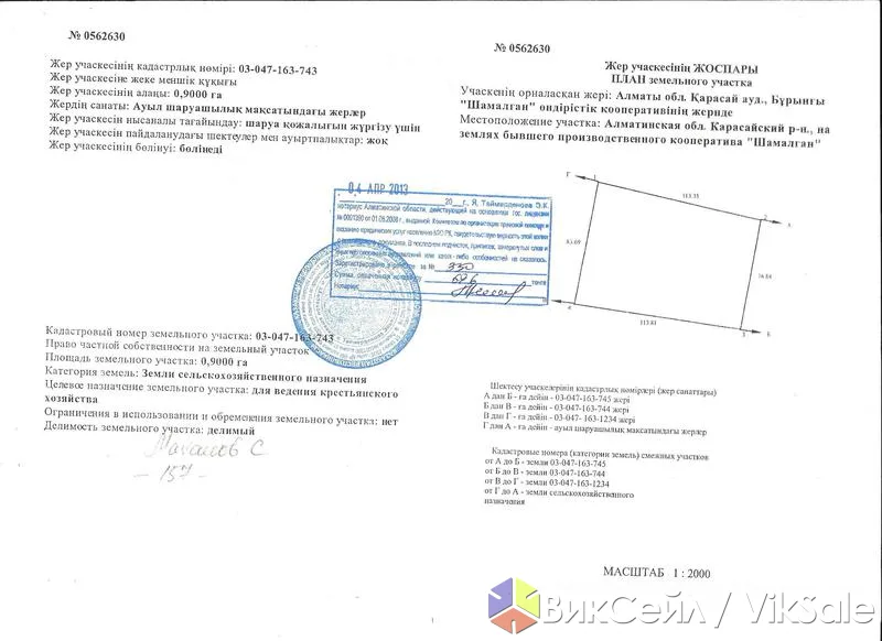 Яблоневый сад 90 соток в предгорьях