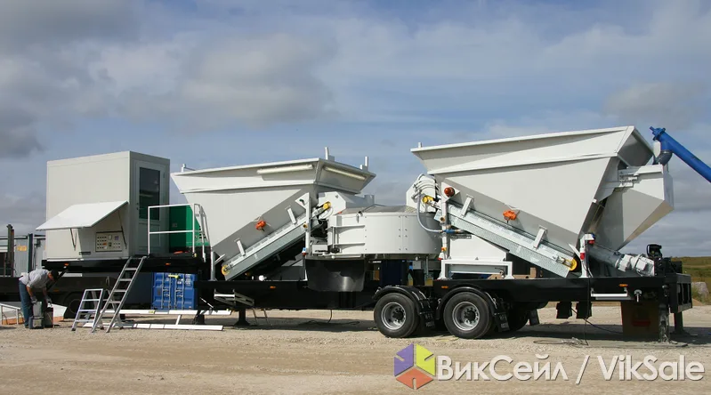 Мобильный бетонный завод SUMAB T-2200, 70 м3/ч