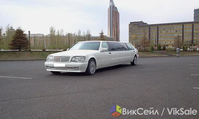 Аренда лимузина Mercedes-Benz S-class W140 для торжеств