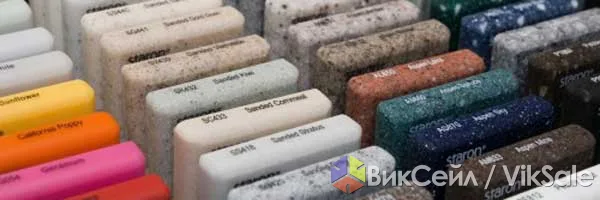 Столешницы и барные стойки из искусственного камня на заказ