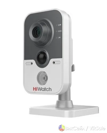 Кубическая камера HiWatch DS-T204 (TVI 1080p, ИК-подсветка, микрофон)