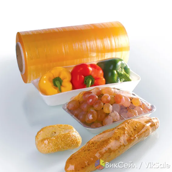 Пищевая стретч-пленка ПВХ «дышащая» для упаковки продуктов