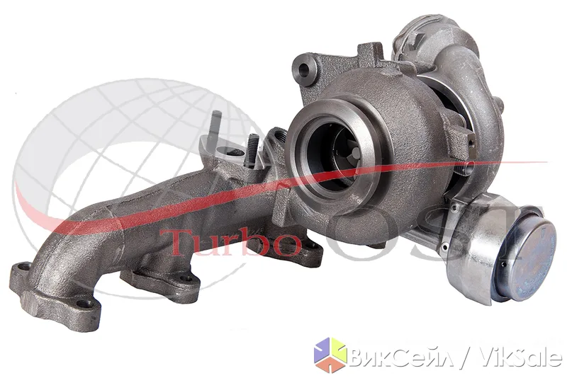 Турбина Volkswagen Golf V 1.9 TDI, новая, KKK (BorgWarner)
