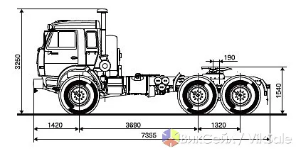 КАМАЗ 44108 евро-3, тягач 6х6, 2013 г.в.