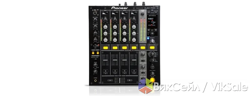 4-канальный микшерный пульт Pioneer DJM-700-K (чёрный)