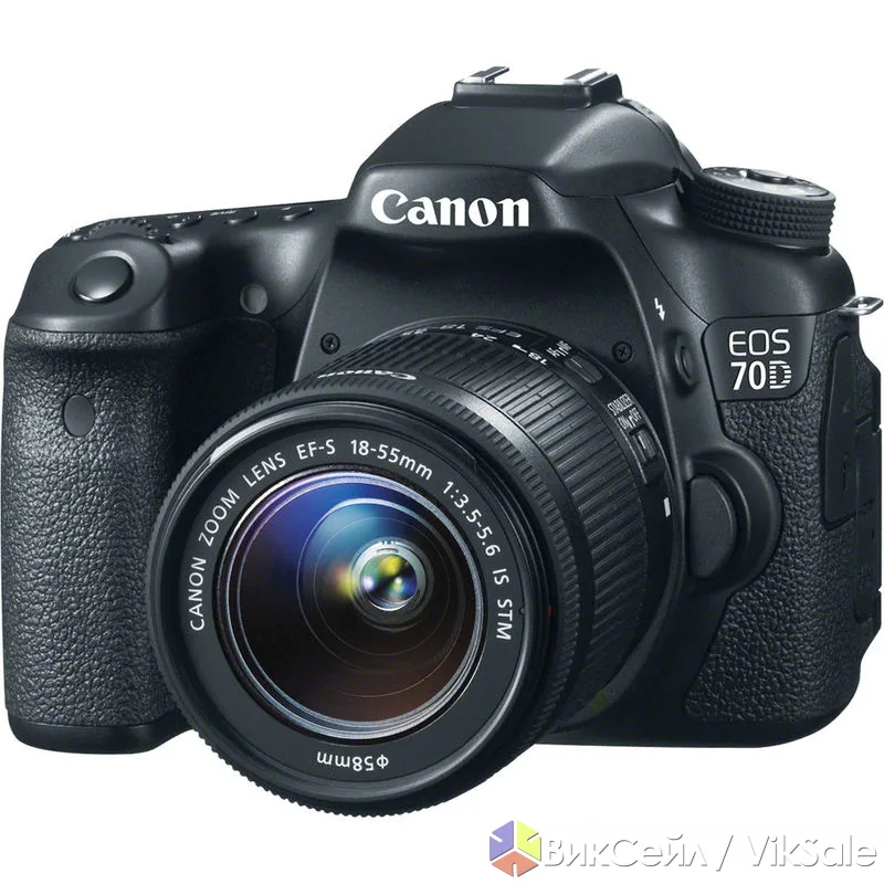 Canon EOS 70D Kit 18-55mm — отличное состояние, бонусы