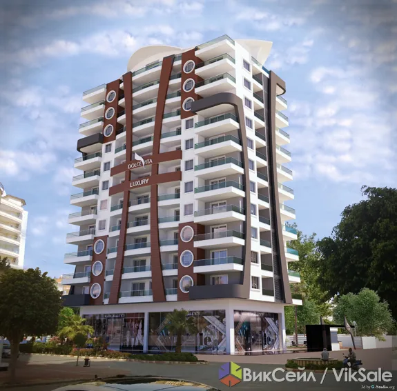 Апартаменты в новом ЖК Dolce Vita Luxury в Аланье, Турция