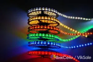 Светодиодная лента RGB и монохромная, влагостойкая, от 900 тг