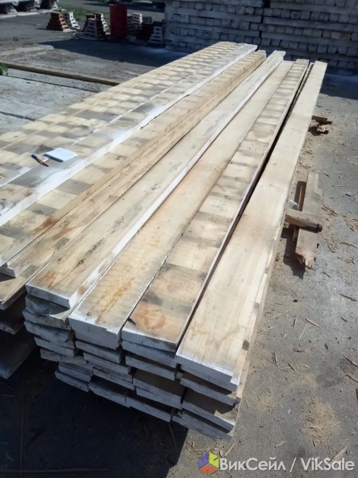 Доска обрезная сосна сухая, размеры 50x4000-6000