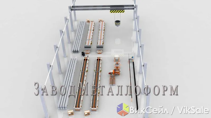 Технологическая линия для производства световых опор СВ