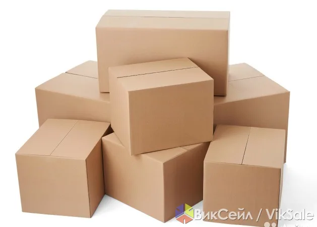 Новые картонные коробки для переезда и транспортировки вещей