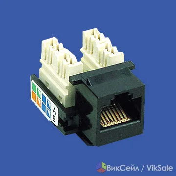 EURONET Cat 5e Keystone Jack RJ-45 (UTP) — новые