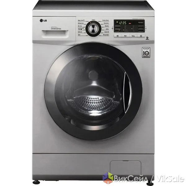 Стиральная машина LG F1096ND5, 6 кг, серебристая