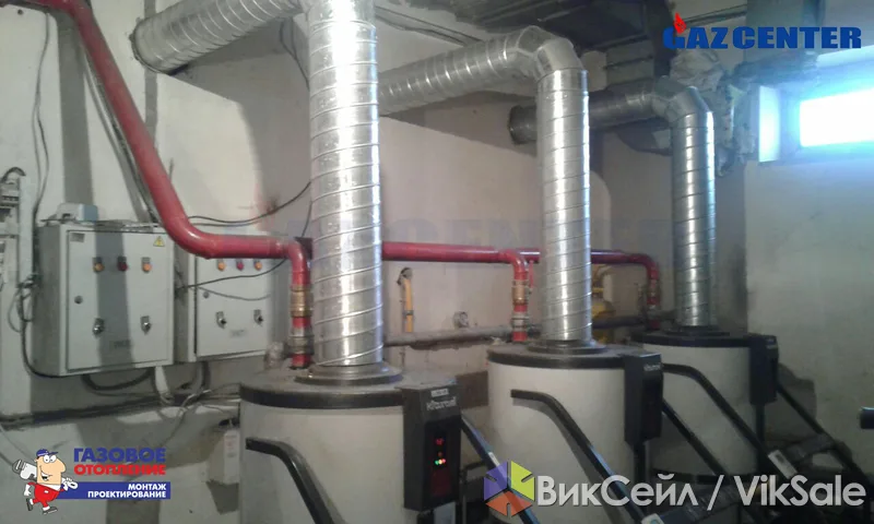 Газовое отопление коттеджа под ключ