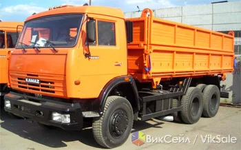 Автопоезд КамАЗ 45143 с самосвальным прицепом 8560