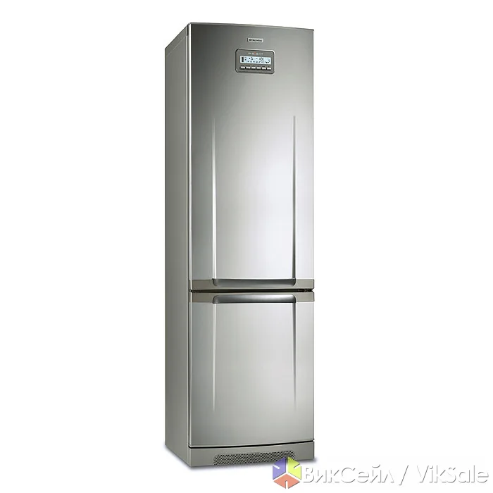 Холодильник Electrolux ERZ36700X8 — двухметровый, серый, нержавеющая сталь