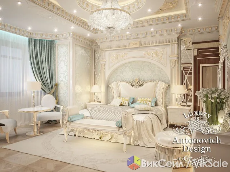 Авторский дизайн спальни в современной классике