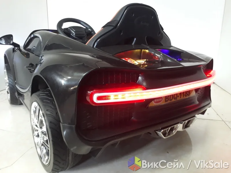 Электромобиль Bugatti на гелевых колесах — отличный подарок ребенку