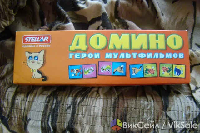 Детское домино «Герои мультфильмов-2»