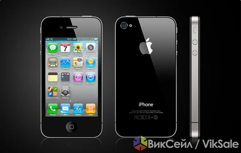 iPhone 4, 16 Гб, черный, новый, оригинал из США