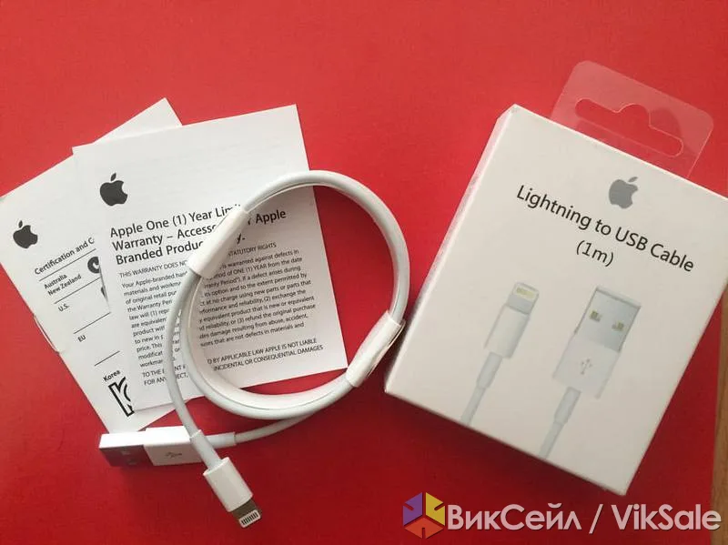 Оригинальная зарядка Apple для iPhone и iPad