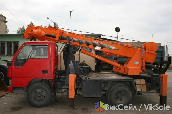 Аренда ямобура на базе ЗИЛ-131 — бурение скважин и установка опор