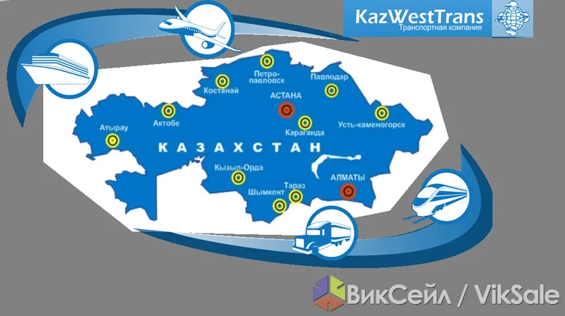 Грузоперевозки по Казахстану: авто и ж/д транспорт