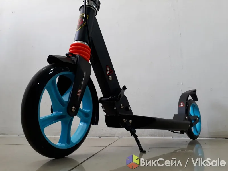 Взрослый самокат с амортизацией, до 100 кг