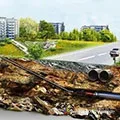Прокладка трубопроводов водоснабжения бестраншейным методом