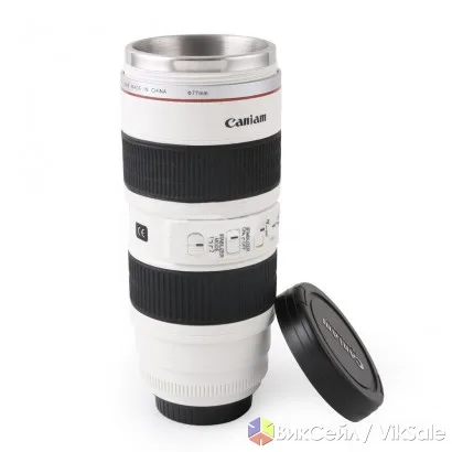 Термокружка в виде объектива Canon 70-200mm — необычный подарок