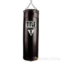 Боксерская груша TITLE кожа 170 см, 75 кг