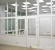 Алюминиевые и пластиковые перегородки — установка по акции