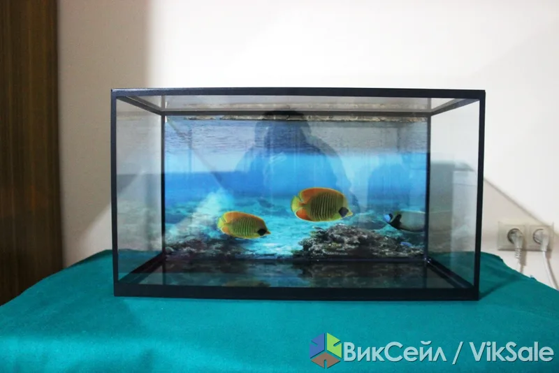 Новый аквариум 80 литров с крышкой