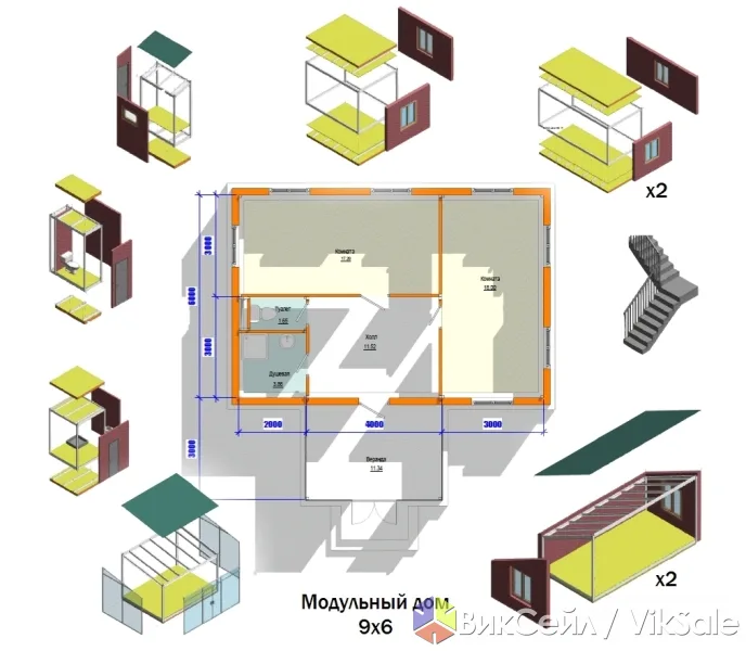 Модульные дома на заказ под ключ