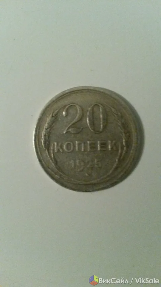 Монета 20 копеек СССР 1925 года