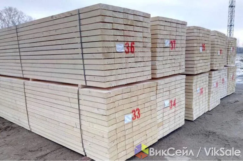 Обрезной пиломатериал из сибирского леса от производителя