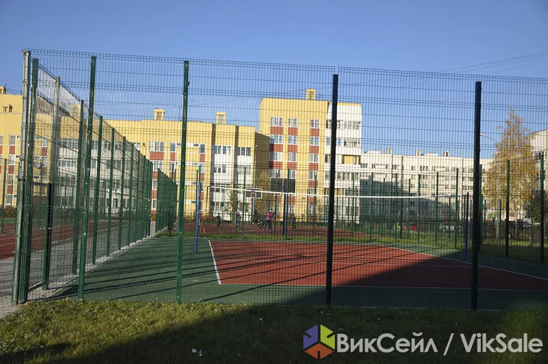 Ограждение для спортивных площадок из 3D-сетки