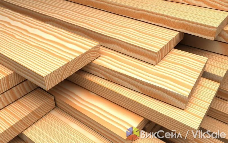 Доска обрезная и брус из хвойных пород, возможна доставка