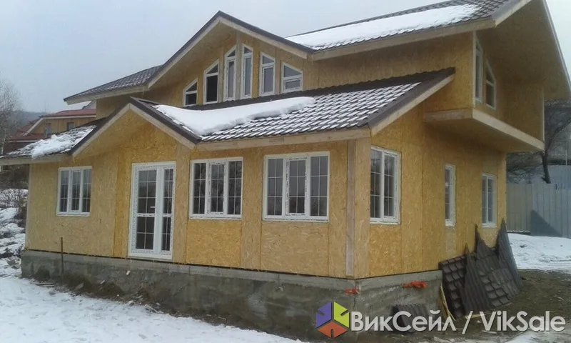 Строительство каркасных домов, гостиниц, магазинов под ключ