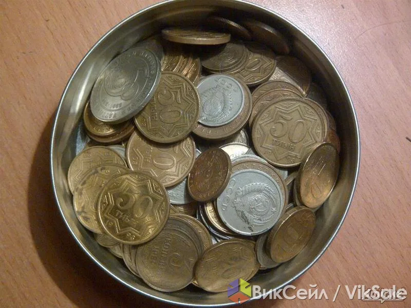 Советские монеты и тиыны — коллекция
