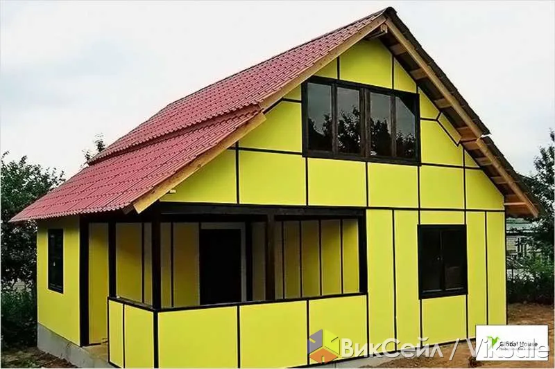 Облицовка фасада сэндвич-панелями под ключ