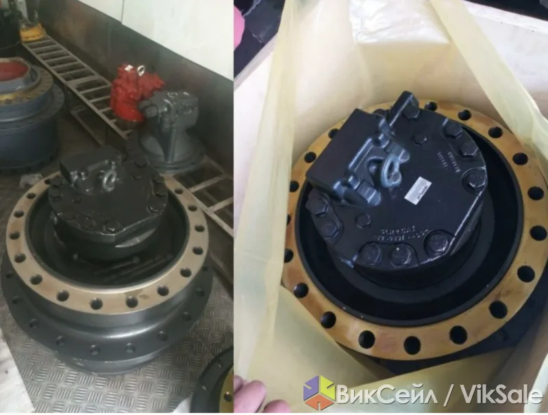 Редуктор хода CAT 374DL без гидромотора, восстановленный