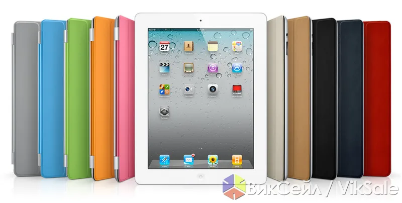 Чехол Smart Cover для iPad 2 — полиуретан и кожа, все цвета
