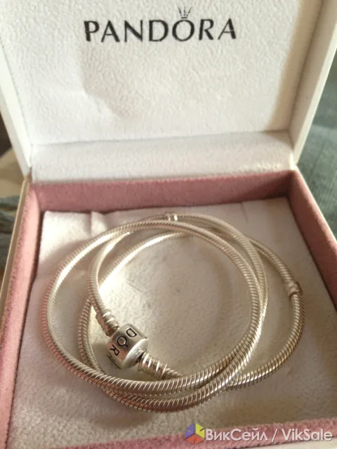 Серебряный браслет Pandora, 50 см