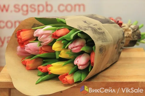Скидка на букет из 31 голландского тюльпана