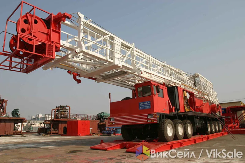 Мобильная буровая установка ZJ10 на колесном шасси