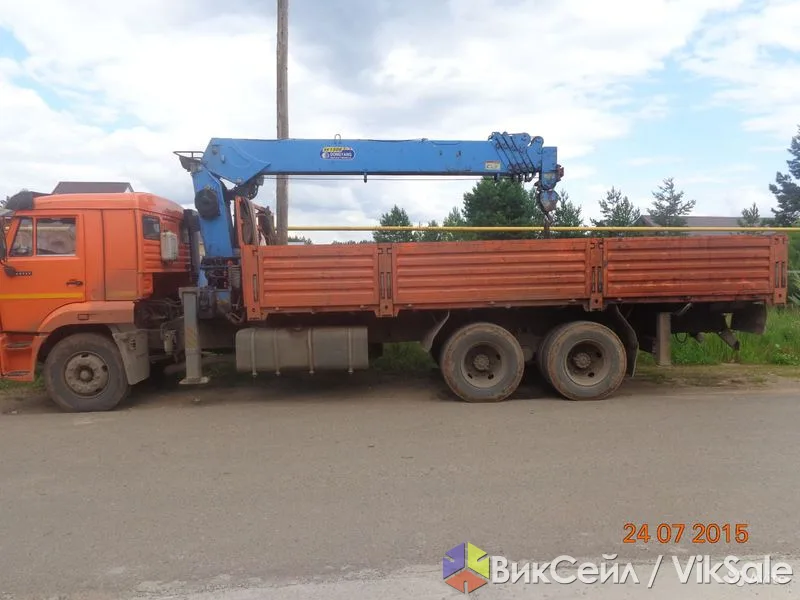 Камаз-65117 с краном-манипулятором, 2012 г.