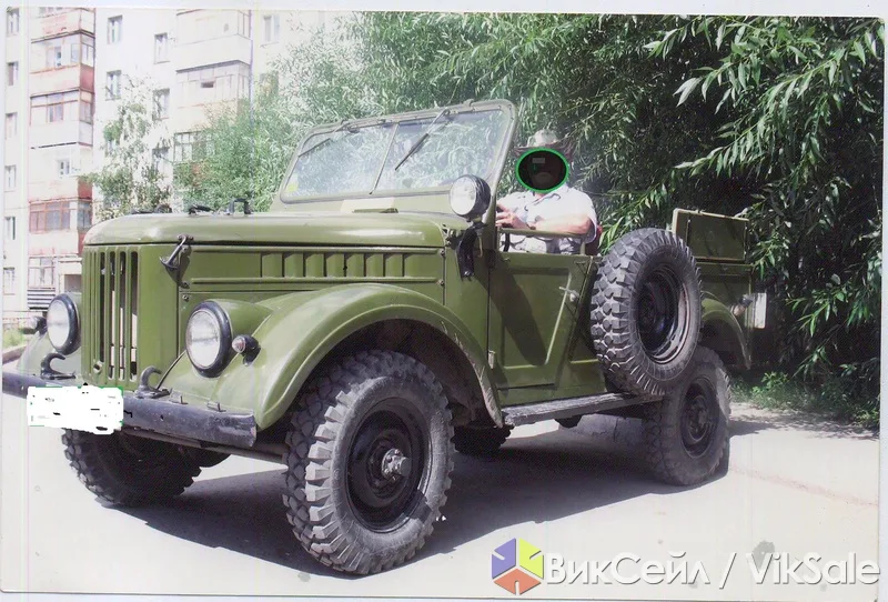 ГАЗ-69 военный тягач, ретро, оригинал, 1966 г.
